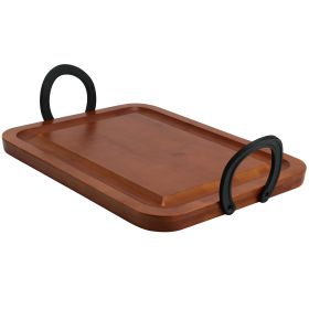 Wanda June Home by Miranda Lambert 1 Piece Bamboo Charcuterie Board in Golden Brown