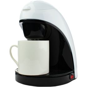 SINGLE CUP COFEE MAKR WHT