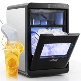 CNN best tested-Chewable Nugget Ice Maker for Quick Refreshing Countertop Use