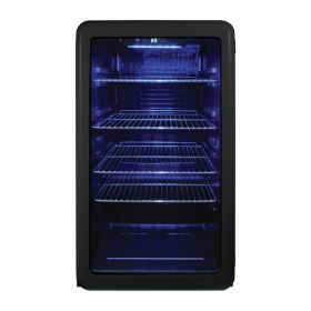 3.4CUFT RETRO BEV CLR BLK