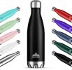 Mont-Clair H2O Stainless Steel Water Bottle, Vacuum insulated - BPA Free, 12h Hot & 24h Cold Drinks, Metal Water Bottle 500ML Leakproof