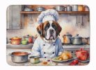 Saint Bernard The Chef Memory Foam Kitchen Mat Machine Washable Anti-Fatigue Mat Cushion Comfort Bath Mat or Kitchen Rug