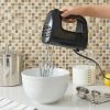 5-Speed Corded Hand Mixer Black with 2 Beaters, New