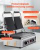 VEVOR Commercial Panini Grill, 3600W Electric Sandwich Panini Maker, Stainless Steel Double Sandwichs Press Grill with Handle and Temp Control