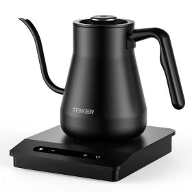 Gooseneck Electric Kettle with Temperature Control, 27oz Rapid Heating Electric Kettle for Pour Over Coffee/Tea, Auto Shut Off & Boil-Dry Protection