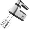 VEVOR Cordless Electric Hand Mixer, 100W, Continuously Variable Electric Handheld Mixer, with Turbo Boost Beaters Dough Hooks Storage Bag