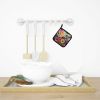 Colorful Pansies Pair of Pot Holders Kitchen Heat Resistant Pot Holders Sets Oven Hot Pads for Cooking Baking BBQ, 7 1/2 x 7 1/2