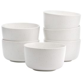 Studio 3B Mio 6 Piece Round Stoneware Bowl Set in Sea Salt (size: 5.5 Inch)
