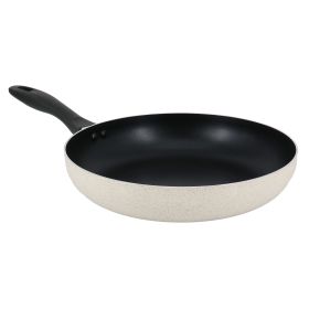 Oster Clairborne Round Nonstick Aluminum Frying Pan in Linen (size: 12 Inch)