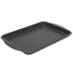 Oster Teston Platinum Collection Nonstick Carbon Steel Cookie Sheet in Matte Black (size: 13X9 Inch)