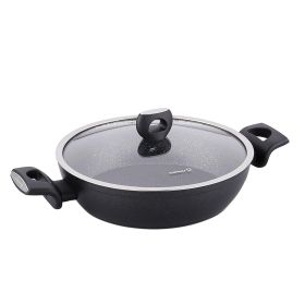 Korkmaz Nora 2 Piece Alumium Nonstick Low Casserole Dish with Lid (size: 2.2 Liter)