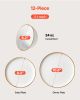 VEVOR Dinnerware Set, Round Plates and Bowls Sets, Scratch Resistant Ceramic Dinner Ware