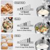 VEVOR Stand Mixer, 660W Electric Dough Mixer with 6 Speeds LCD Screen Timing, Tilt-Head Food Mixer Stainless Steel Bowl, Dough Hook