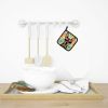 Hippie Dawg Pair of Pot Holders Kitchen Heat Resistant Pot Holders Sets Oven Hot Pads for Cooking Baking BBQ, 7 1/2 x 7 1/2